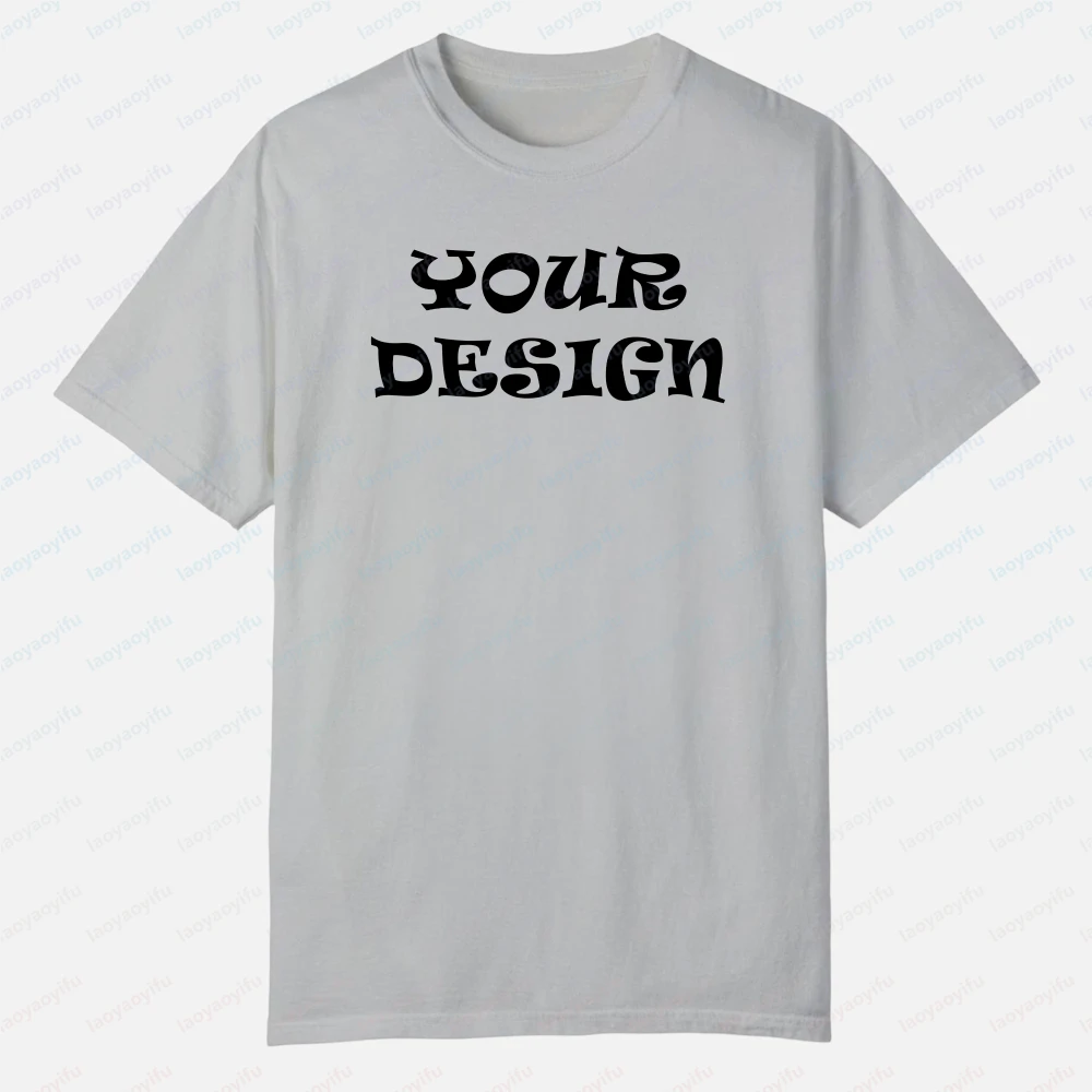 T-shirt personnalisé pour homme, vêtements graphiques, hauts de qualité, manches courtes, t-shirts d'été, vêtements personnalisés, streetwear amusant, imprimé en coton