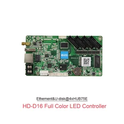Huidu Asynchronous Full Color Control Card HD-D15 HD-D16 Use For P2 P2.5 P3 P4 P5 P6 P8 P10 Taxi Led Module Display