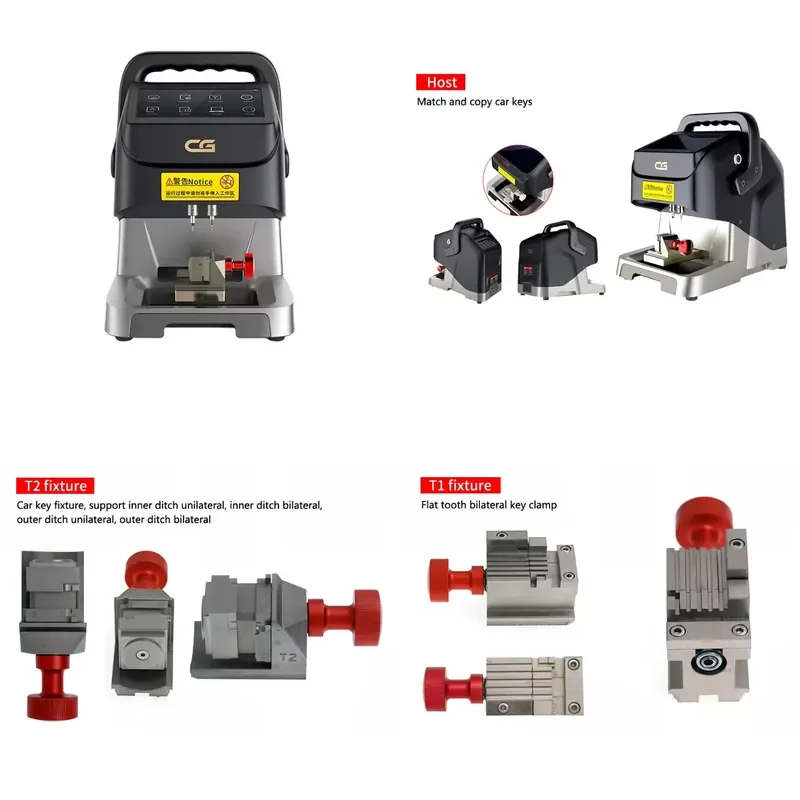 2026 CG Portable Locksmith Tools Automatic Car Key Cutting Duplicating Clone and Making Machine