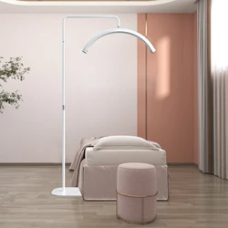 FOSOTO Lashing Light Half-Moon Shaped LED Video Light Floor Tripod For Tattoo Beauty Salon Eyelash