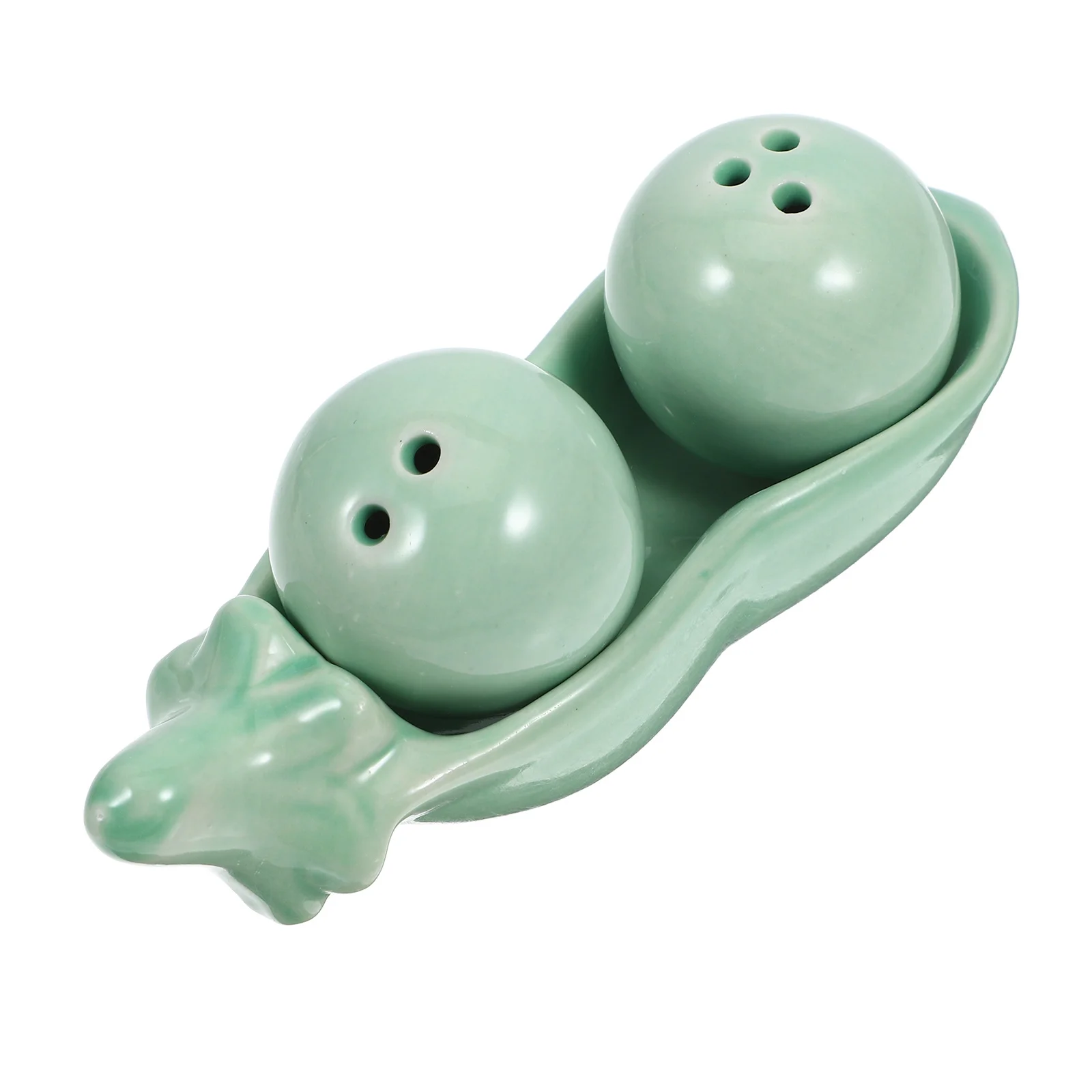 

1 комплект, керамический соль и перечница в форме горошка, милый кухонный дозатор приправ для хранения специй, герметичная банка для приправ