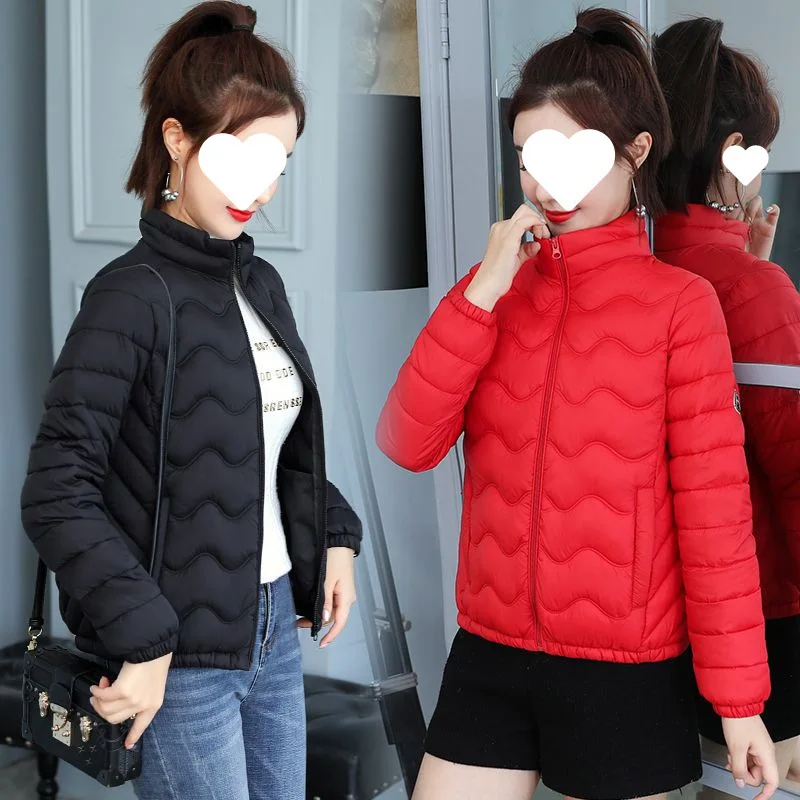 

2024 New Short, Lightweight Winter Korean Edition Slim Fit Small For Women, Show Off Thin Size Large Women's Cotton Jacket