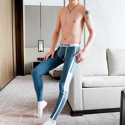 Men's Fashionable Thermal Underwear Youth Autumn Winter Pants Thin German Fleece Leggings Woolen Pants Student Comfortable Base