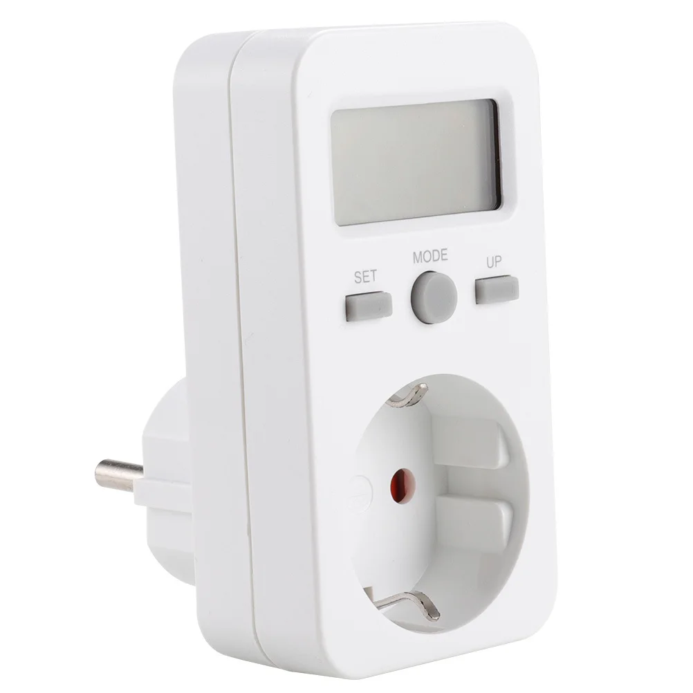 

Digital Wattmeter Power Analyzer Eu Plug Power Consumption Voltage Current Electricity Usage Meter