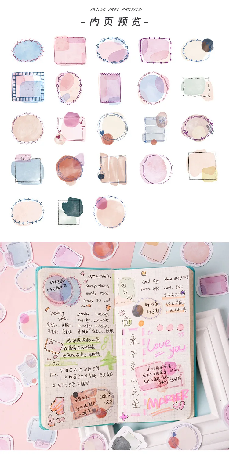 ensemble-d'autocollants-auto-adhesifs-46-pieces-bulles-colorees-pour-decoration-de-carnet-scrapbook-scellage-d'enveloppes-papier-multicolore