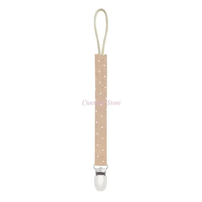 

Y1UB Baby Shower Gift Soother Chain Cotton Linen Linen Gren Gohemian для девочек мальчиков
