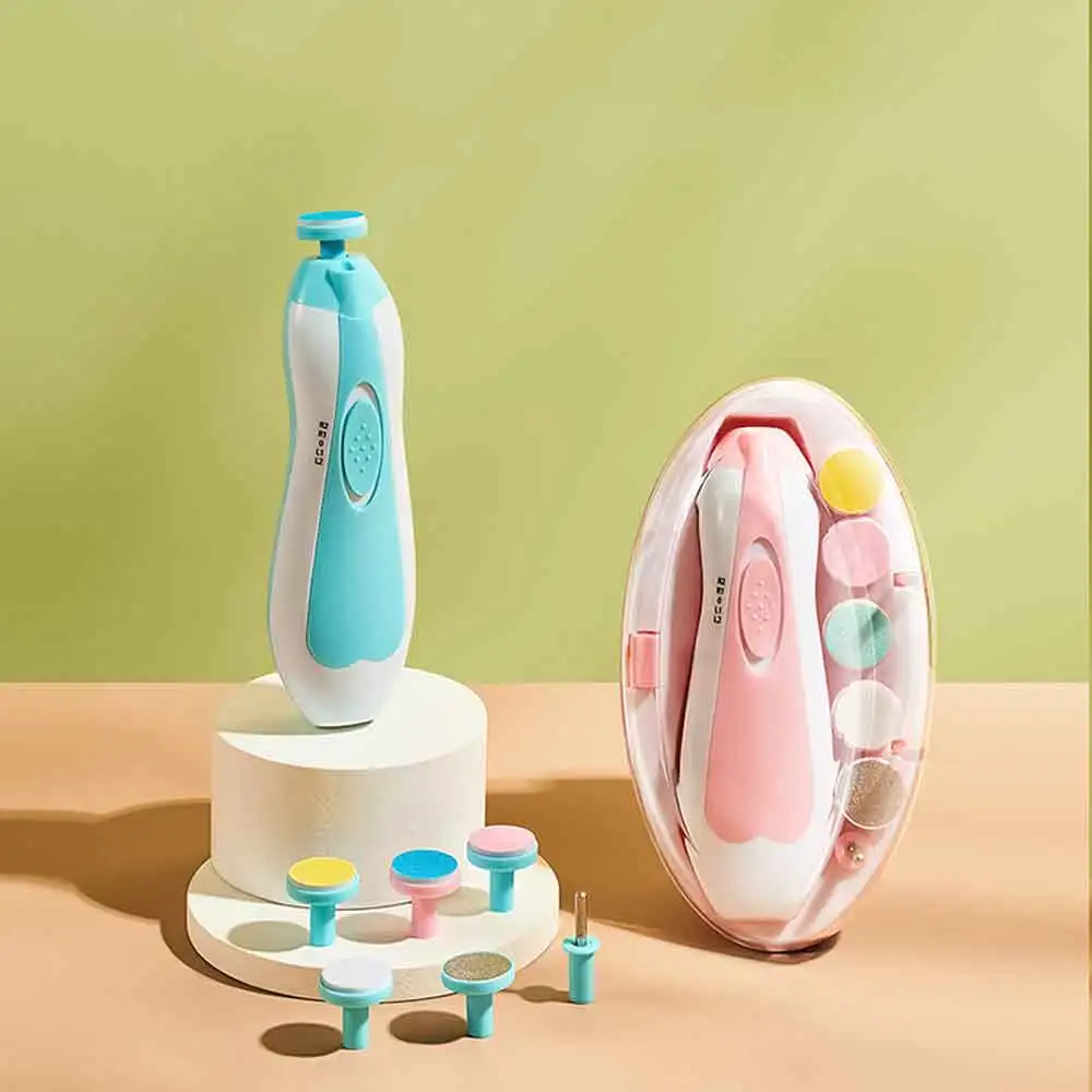 vvocci Nail Clipping Manicure Baby Nailhead Grinder Six-in-one Multi-Suit Portable Electric Anti-scratch Children Anti-meat