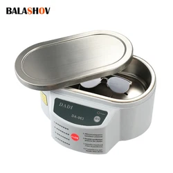 Ultrasonic Cleaner 30/50W Sonicator Bath Degas for Watches Contact Lens Glasses Denture Teeth Electric Makeup Razor Jewelry