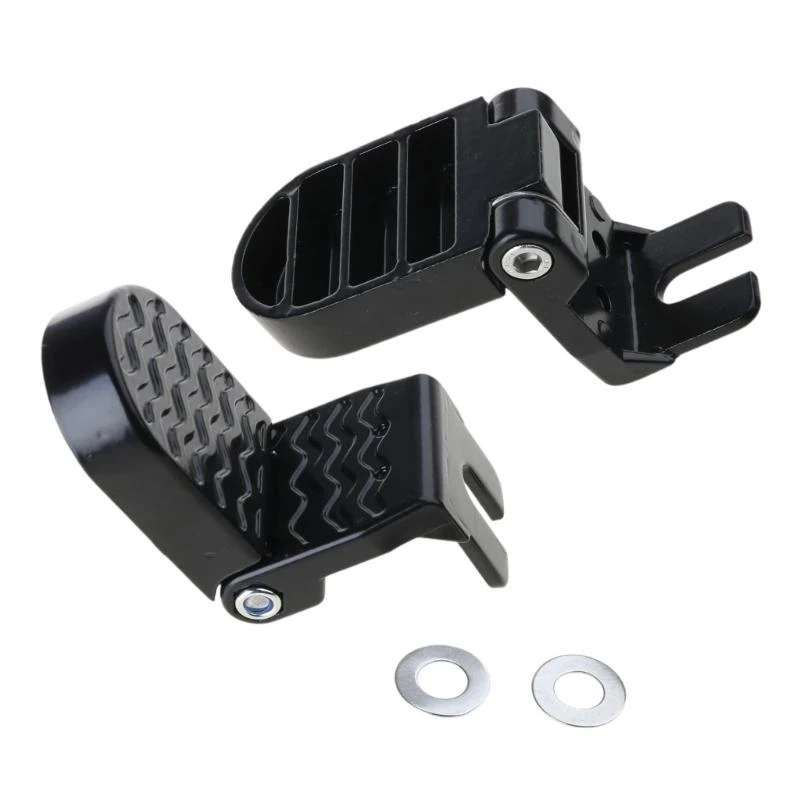 A0KA DEDAL DEDAL NONSLIP ELECTRIC BIKE PET PEG قابلة للطي دواسات مسند الدراجات الخلفية #2