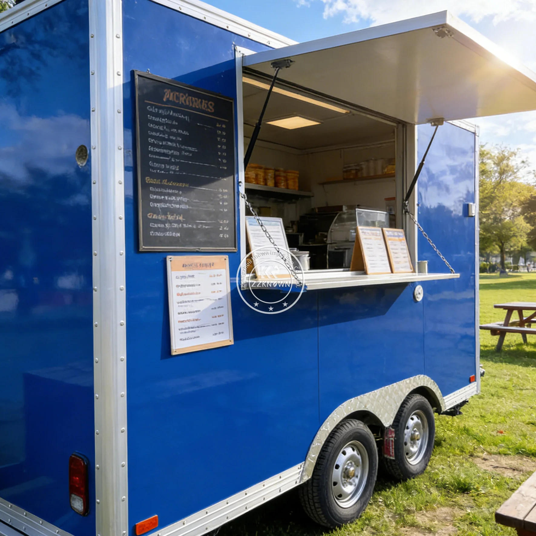 

DOT Certified Custom Outdoor Catering Trailer Mobile Fast Food Truck Mobile Kitchen Truck Fast Food Trailers Fully Equipped