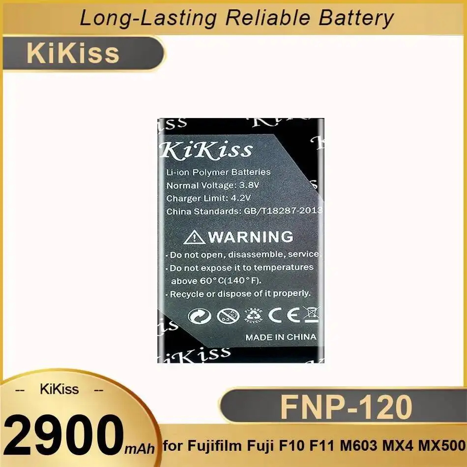 

Fnp-120 Long Lasting 2900Mah For Fujifilm Fuji F10 F11 M603 MX4 MX500 Camera Battery Premium Replacement