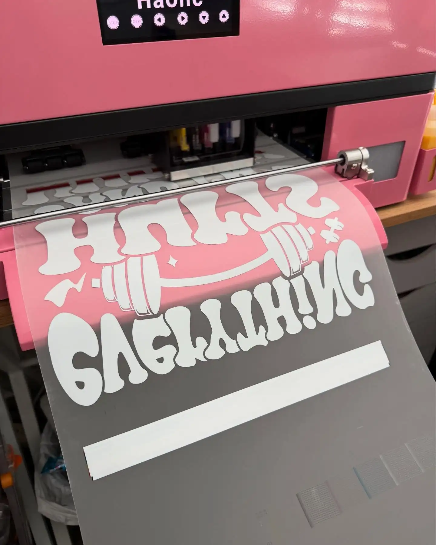 Money-Maker Pink DTF Printer XP600 | 33cm Roll to Roll Heat Transfer for Small Business Startups Dtf Printer