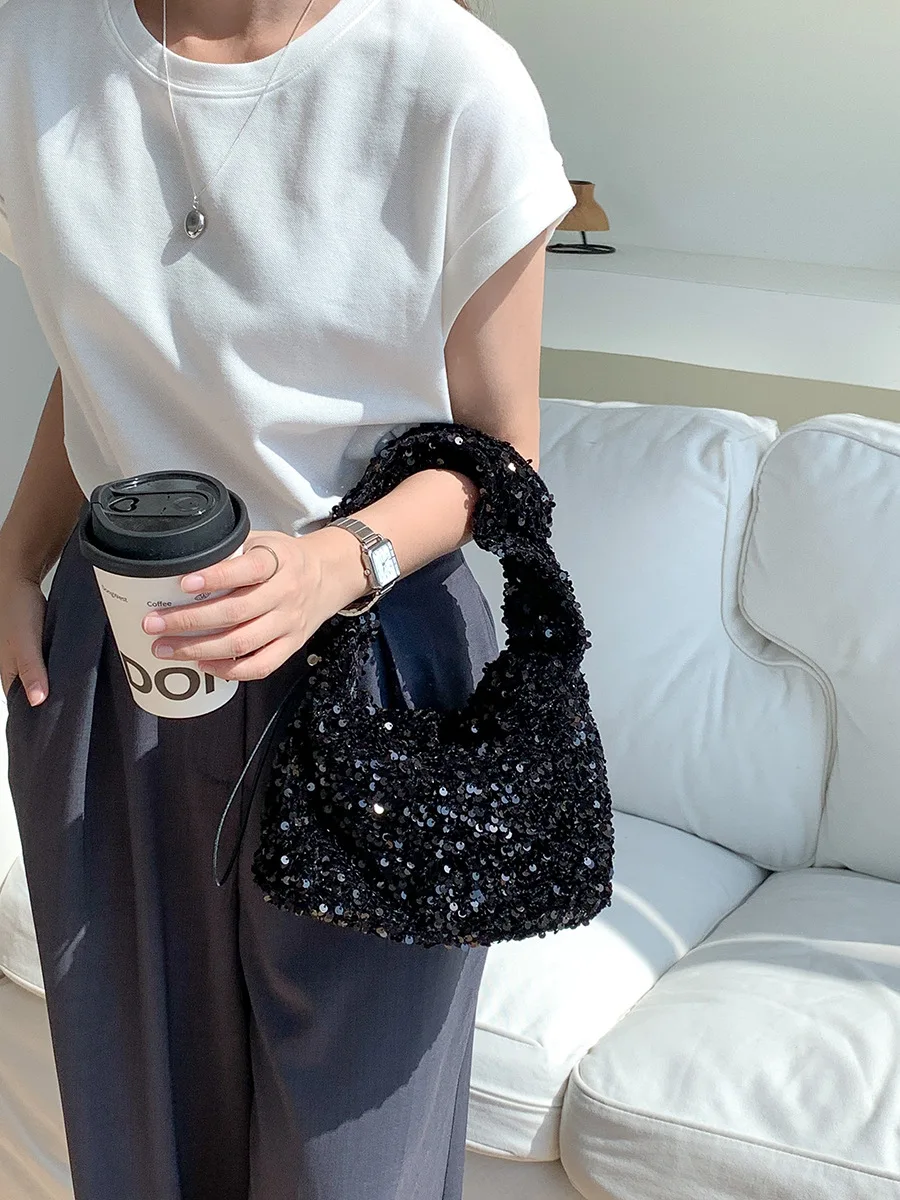 Luxury Sequin Women Bags Designer Sequins Hand Bag Evening Bags Clutch Female Travel Holiday Shoulder Bag Handbag