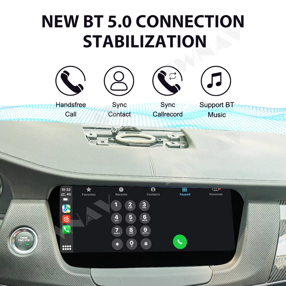 Qualcomm Android 13 Carplay 12.3 inch Touch Screen Diamond-shape For Cadillac CT6 2019-2023 Car GPS Navi Autoradio Player Stereo