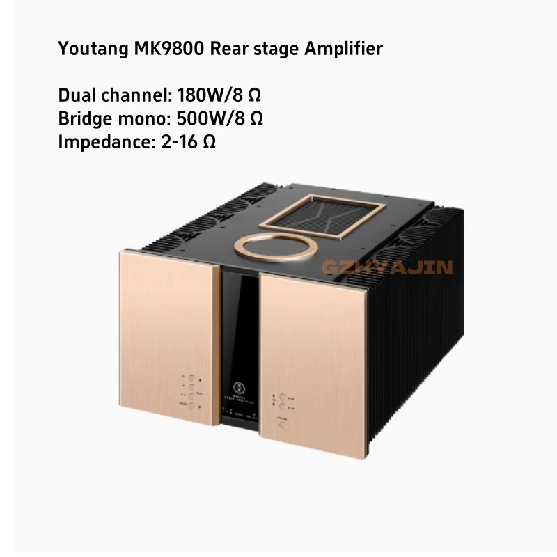 New Youtang MK9800 Rear stage Amplifier Pure Class A Fully Balanced High Power HiFi Fever Level Bridged Mono