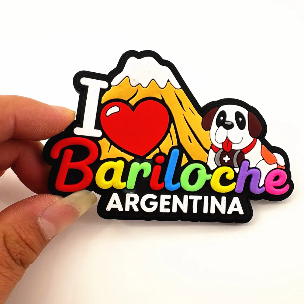 South America Argentina Bariloche Caminito Patagonia Rubber Fridge Magnet Refrigerator Magnetic Stickers Travel Gift