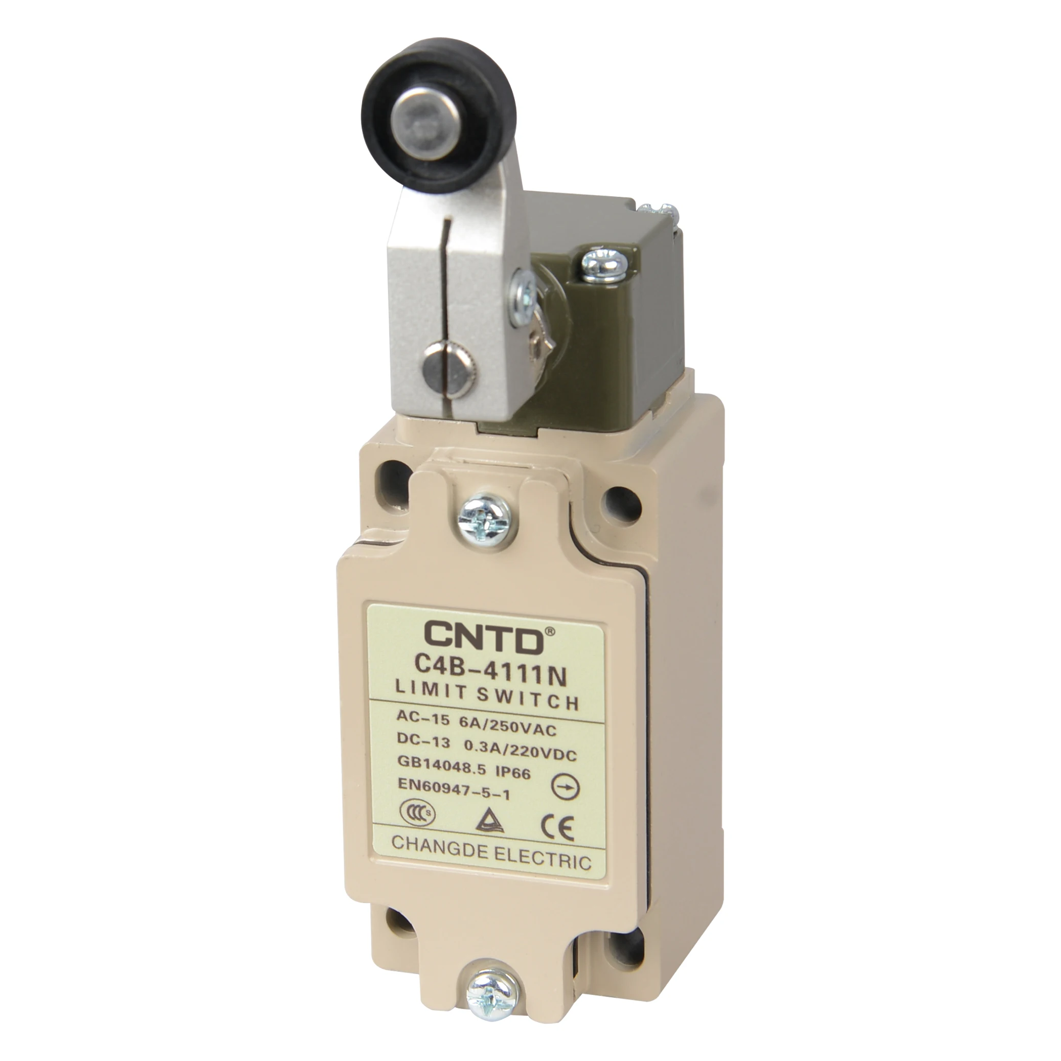 CNTD Vertical Limit Switch C4B-N Series IP66 Waterproof All Metal Travel Switch C4B-4111N C4B-4112N C4B-4115N C4B-4116N