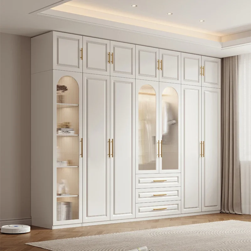 Drawer Storage With Glass Doors Wardrobes Shelves Bedroom Orgnizer Wardrobes Portable Open Closets Abiertos Bedroom Furniture