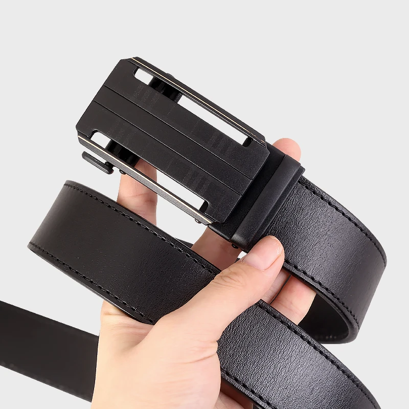 35mm classic automatic belt genuine leather belt for men