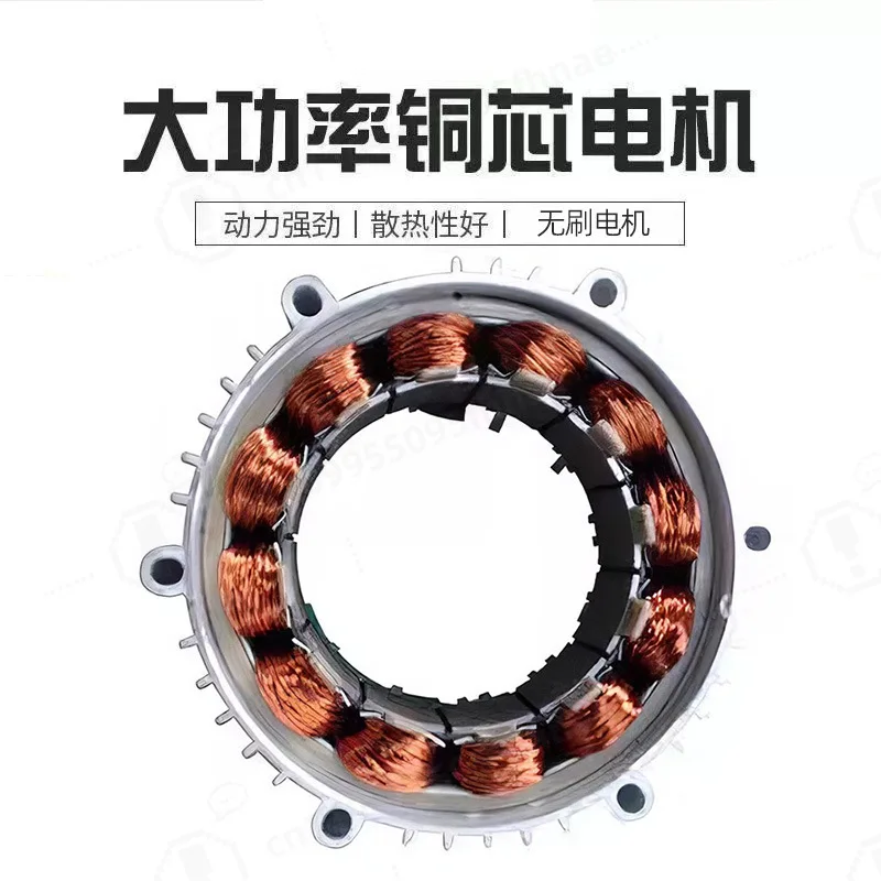 48V 60V 800W Brushless DC Mid‑Drive Motor, Chain Drive Electric Tricycle Motor for Lawn Mower Human Vehicle Modification