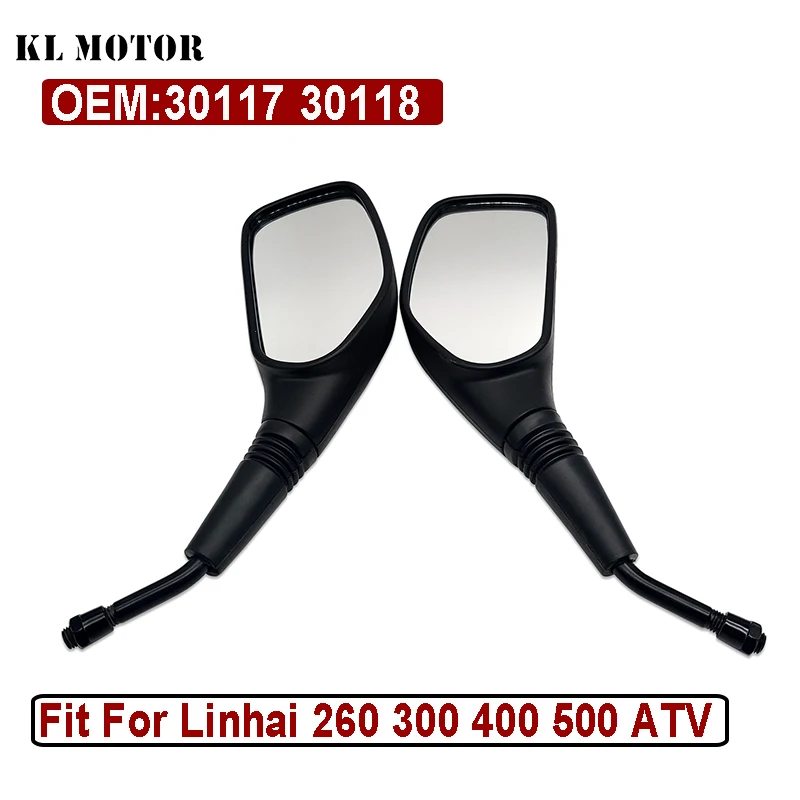 

Rear View Mirror for Linhai 260 300 400 500 ATV260 ATV300 30117 30118 260cc 300cc ATV Quad