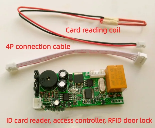 ID Access Lock Card Reader Motherboard Smart Lock Swipe Card Anti-theft Lock Smart Lock Electric Lock RFID Coil