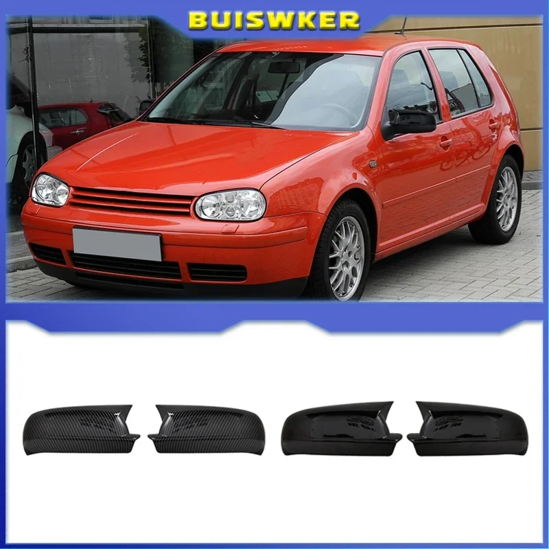 

For Volkswagen VW Golf 4 IV MK4 GTI R 1998-2002 Bora Jetta Passat B5 Carbon fiber side wing Rearview Mirror Cover Auto parts