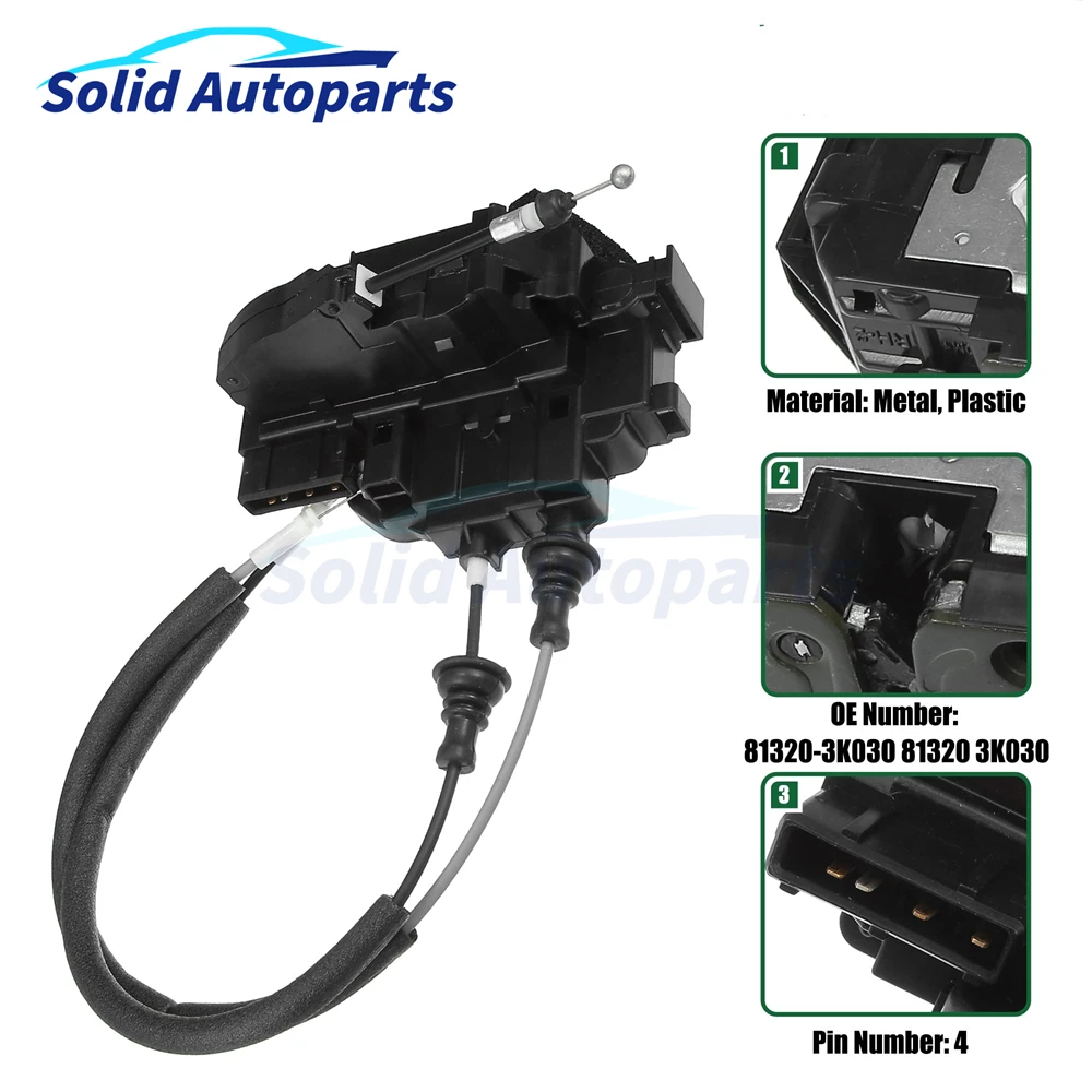 81320-3K030 Front Right RH Door Lock Actuator Genuine 813203K030 For Hyundai Sonata 2005-2007 81320 3K030 