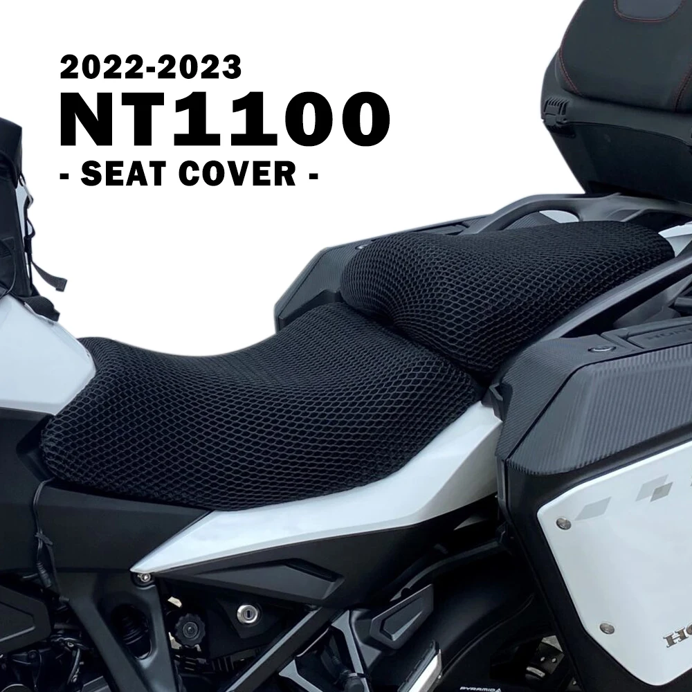 

NT1100 Accessories Motorcycle Seat Covers for Honda NT 1100 2022 2023 3D Honeycomb Protection Airflow Mesh Cushion Breathable