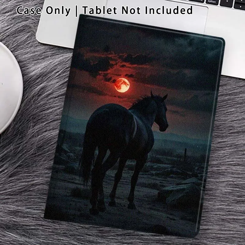 Sunset Horse For Lenovo Xiaoxin Pad Pro Tab M10 K10 Plus 3rd Y700 Gen 11 11.2 11.5 12.7 8.8 Inch Tablet Case