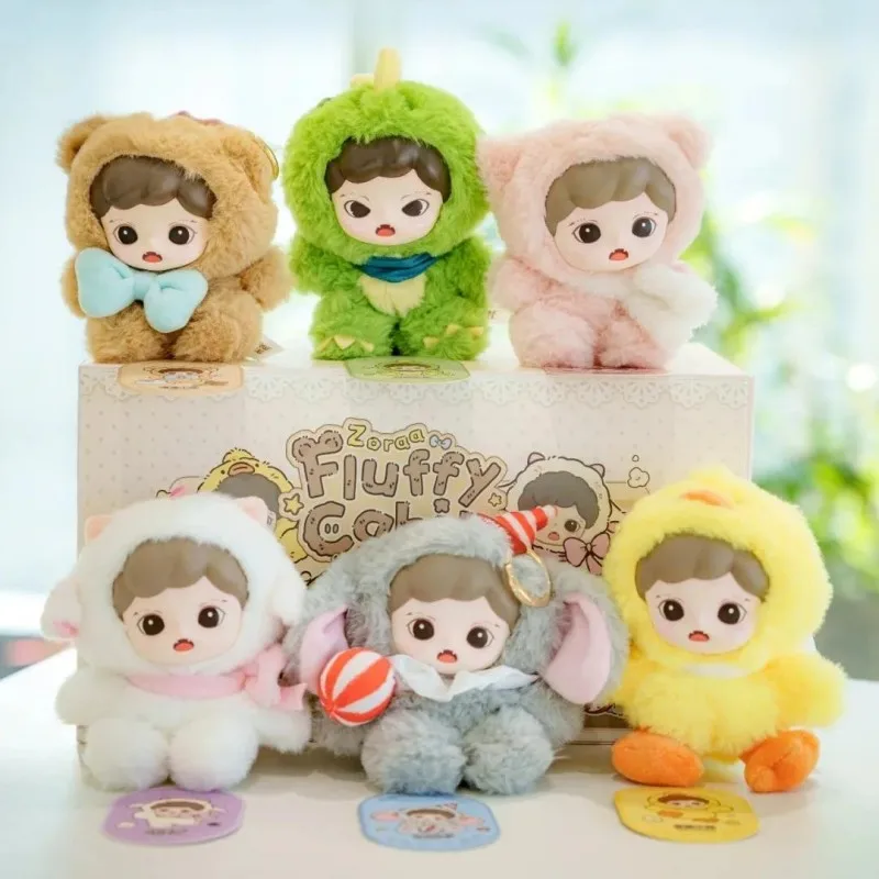 Z댑 Fluffy Cabin Series Blind Box Cute Z댑 Action Figure Vinyl Plush Mystery Box Kawaii Doll Surprise Bag Pendant Toy Gifts