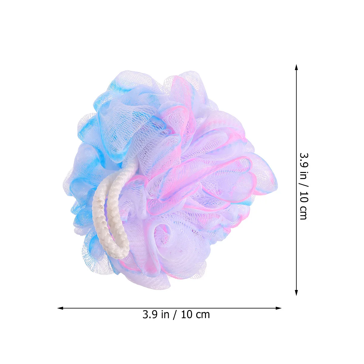 

5pcs Bath Sponge Soft Mesh Shower Scrubber For Body Cleansing Exfoliating Skin Care Gift Bath Poufs Quick-Dry Sponges