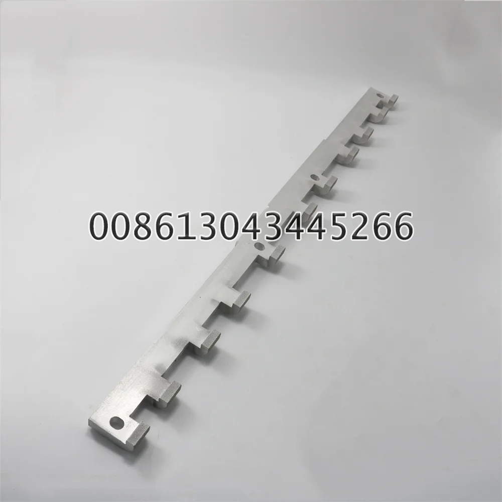 617x43mm MO Gripper Bar 11 Teeth Heidelberg 43.013.020F Resting Bar For 43.013.020 Ranger Drum MO Printing