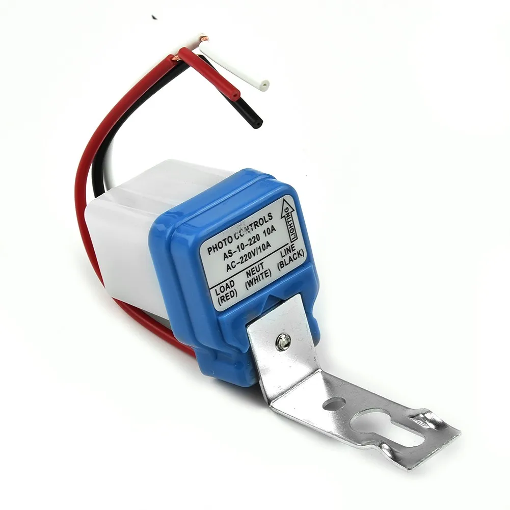 1pc Photo Controller AC 220V 10A Automatic Street Light Switch Street Light Sensor Lighting Accessories And Parts