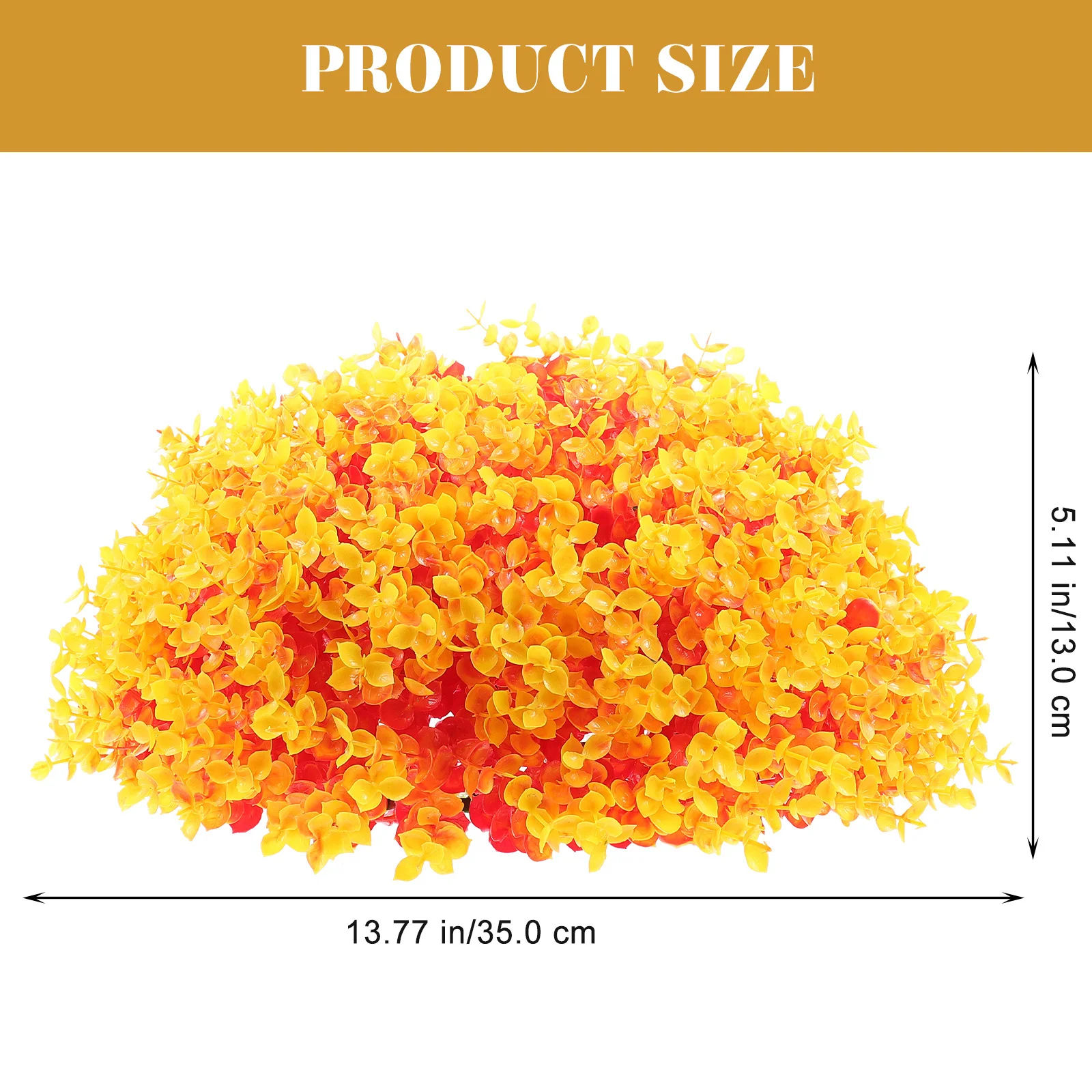 

Artificial Eucalyptus Leaf Grass Ball Simulated Plant Topiary Decorative Hanging Ornament for Home Party Ceiling Decoration