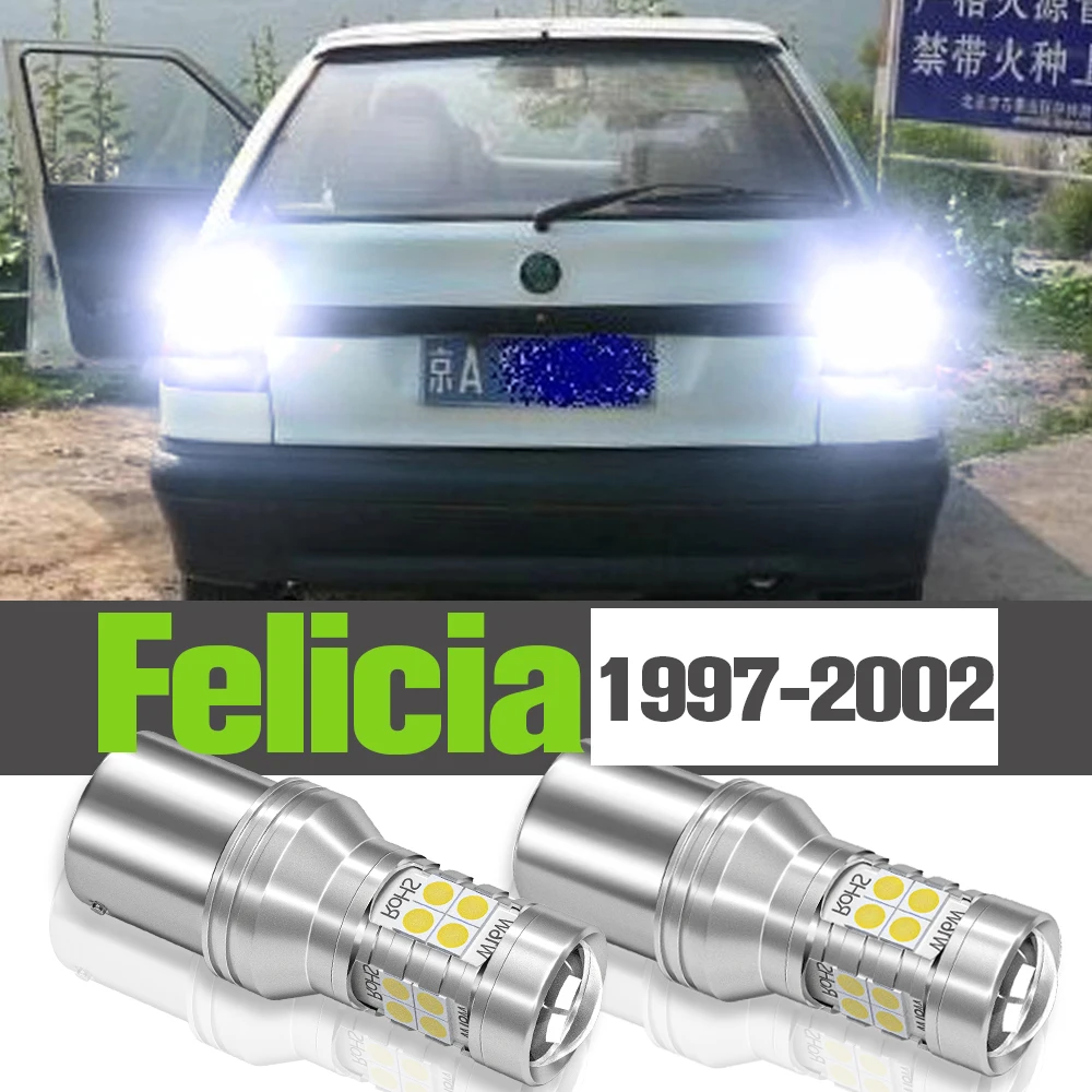 

2x LED Reverse Light Accessories Backup Lamp For Skoda Felicia 1997-2002 1998 1999 2000 2001