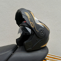 Latest Flip Motorcycle Helmet Fashion Dual Lens Helmet Modular Moto Interior Visor Safety Voyage Racing Men Women DOT Approved