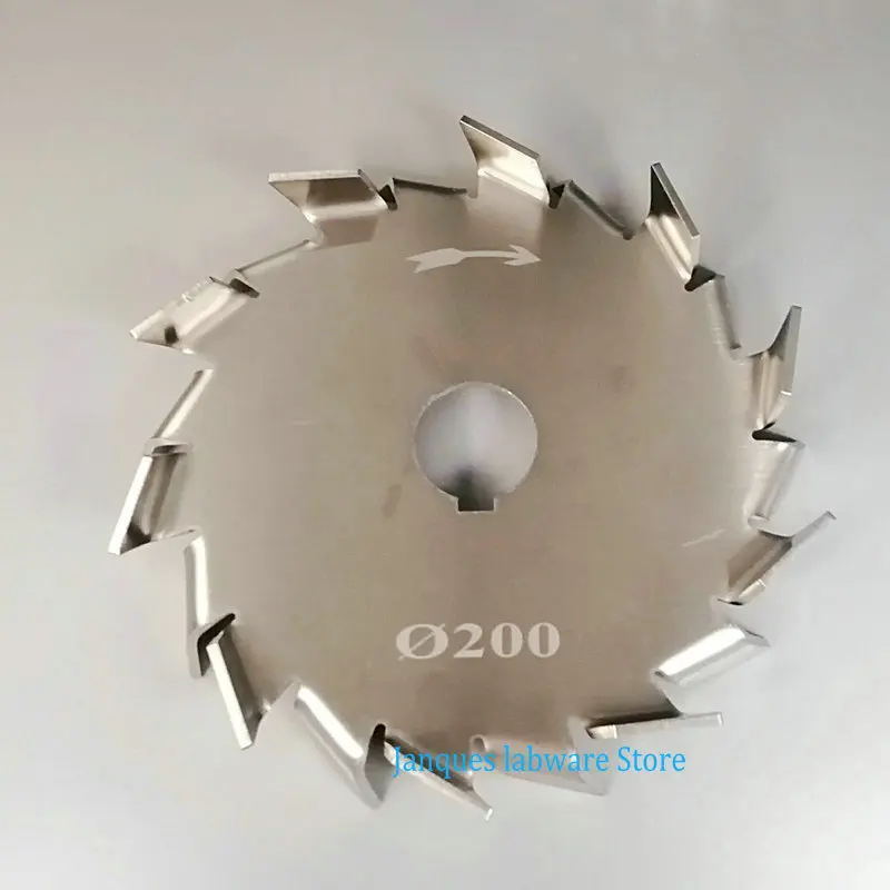 1 stücke Labor 304 Edelstahl Sägezahn Typ Rührer Dispersion Disk Runde Platte Dispergieren Rühren Klinge mit Diversion Loch