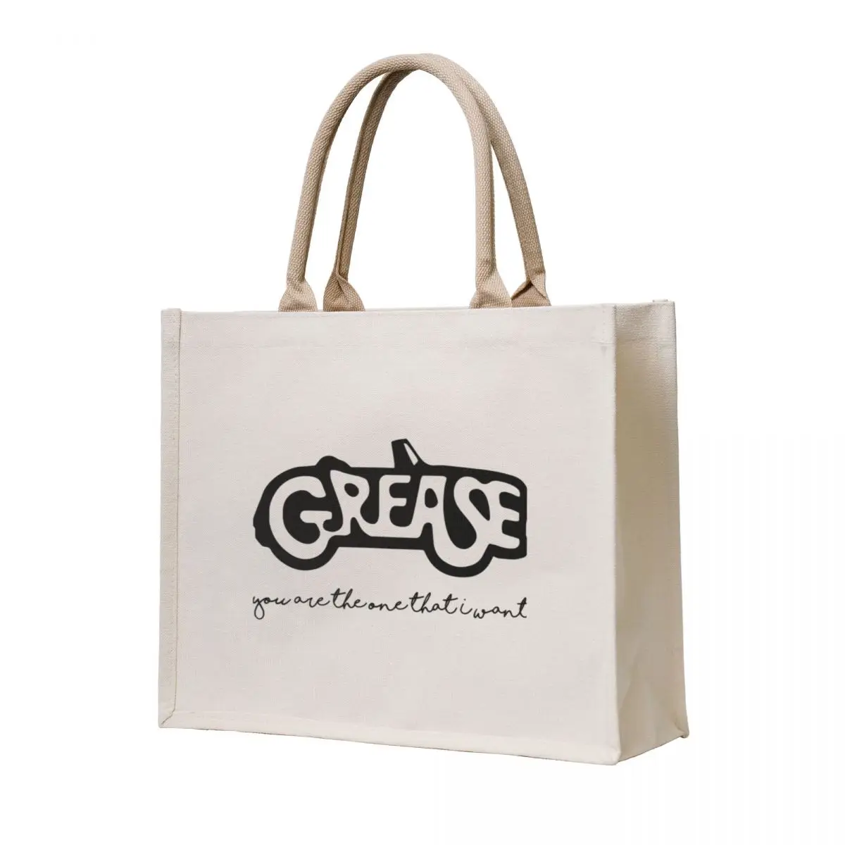

Grease Tote for beach shopping shopper bags shopper women Canvas Tote Big bag women handbag custom canvas bag eco pack Tote Bag