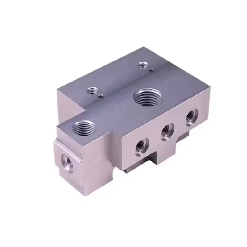 

Customized Hydraulic Manifold Aluminum Stainless Steel Cnc Machining Parts CNC Machining Block Parts