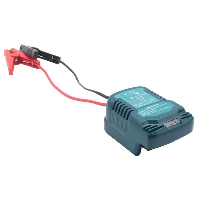 

ABVT-Jumper Cables Jump Kit For 18V Battery, Jump Starting Adapter Auto Booster Cable For Jump Starting Car Using Tool