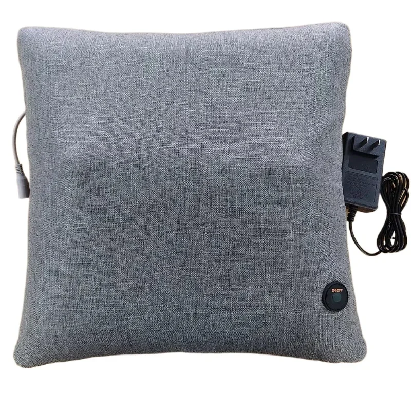 

Electric Portable Heating Vibration Back Massager Seat Cushion Car Home Office Waist Neck Body Massager