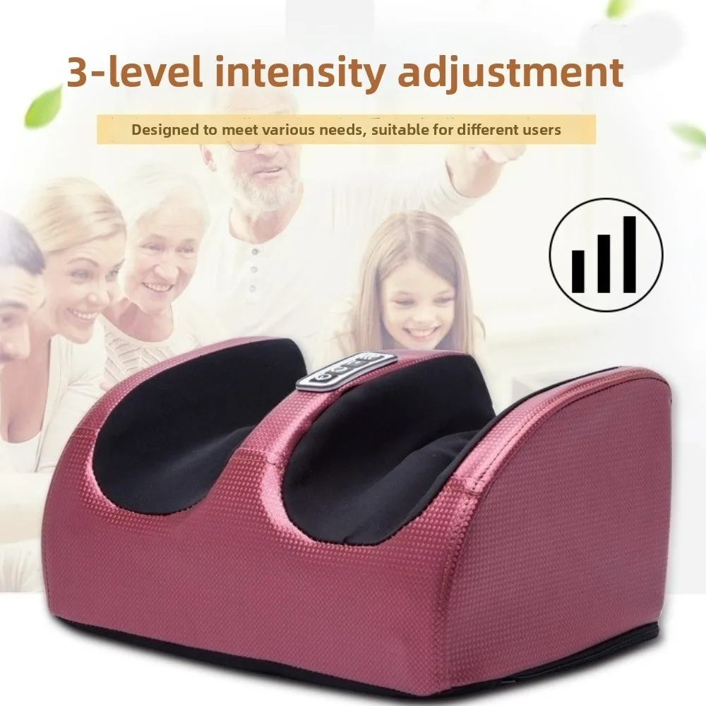 Comfortable Electric Foot Massager Infrared Heating Electric Heating Kneading Massager Deep Kneading Roller Design for 24W/12V