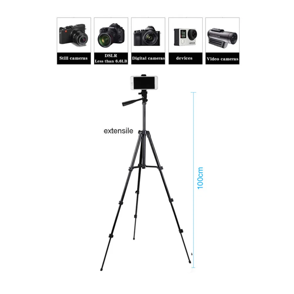 

Portable Adjustable Tripod Stand Holder For Smartphone Digital Camera Lightweight Photography Tripod Durable Wear-Resistant