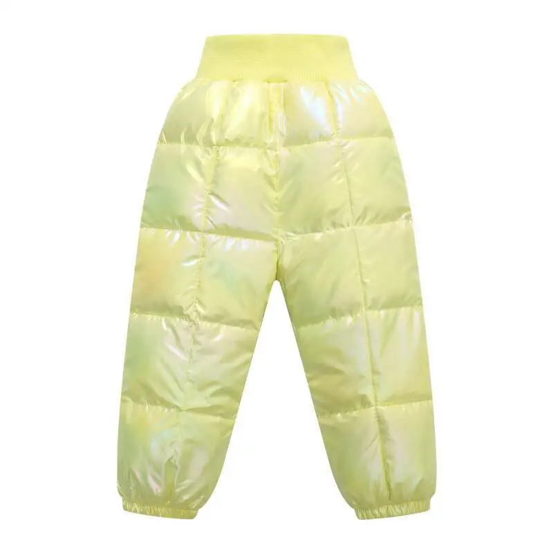 Girl Cotton-Padded Trousers Autumn Winter Thicken Pants Elastic Waist Child Keep Warm Kawaii Fashion New Style Casual Clothing