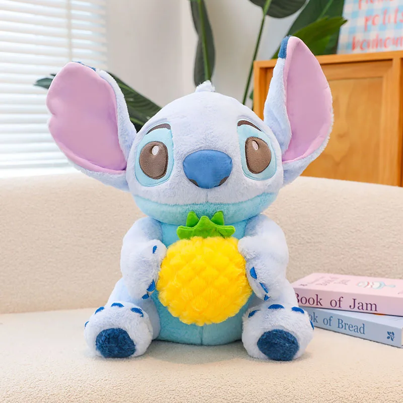 35/50cm Fruit Stitch Angel Plush Toy Star Baby Girl Gift Pineapple Stitch Plushies Stuffed Animal Dog Pillow Dolls