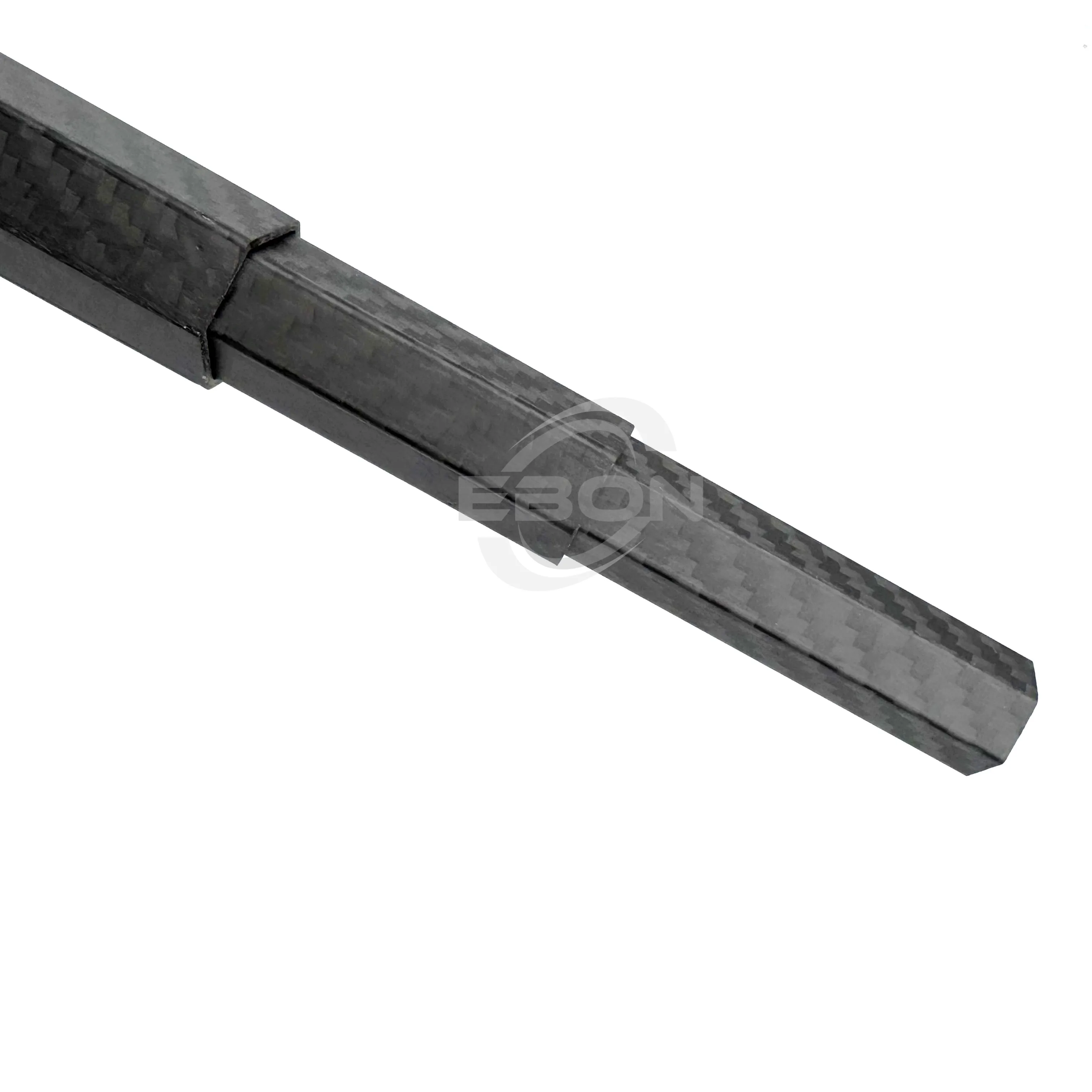 1Pcs 3K Hexagonal Carbon Tube Length 1000mm 3K High Hardness Composite Materials for UAV Arm Drone Parts Honeycomb Shape Pipe