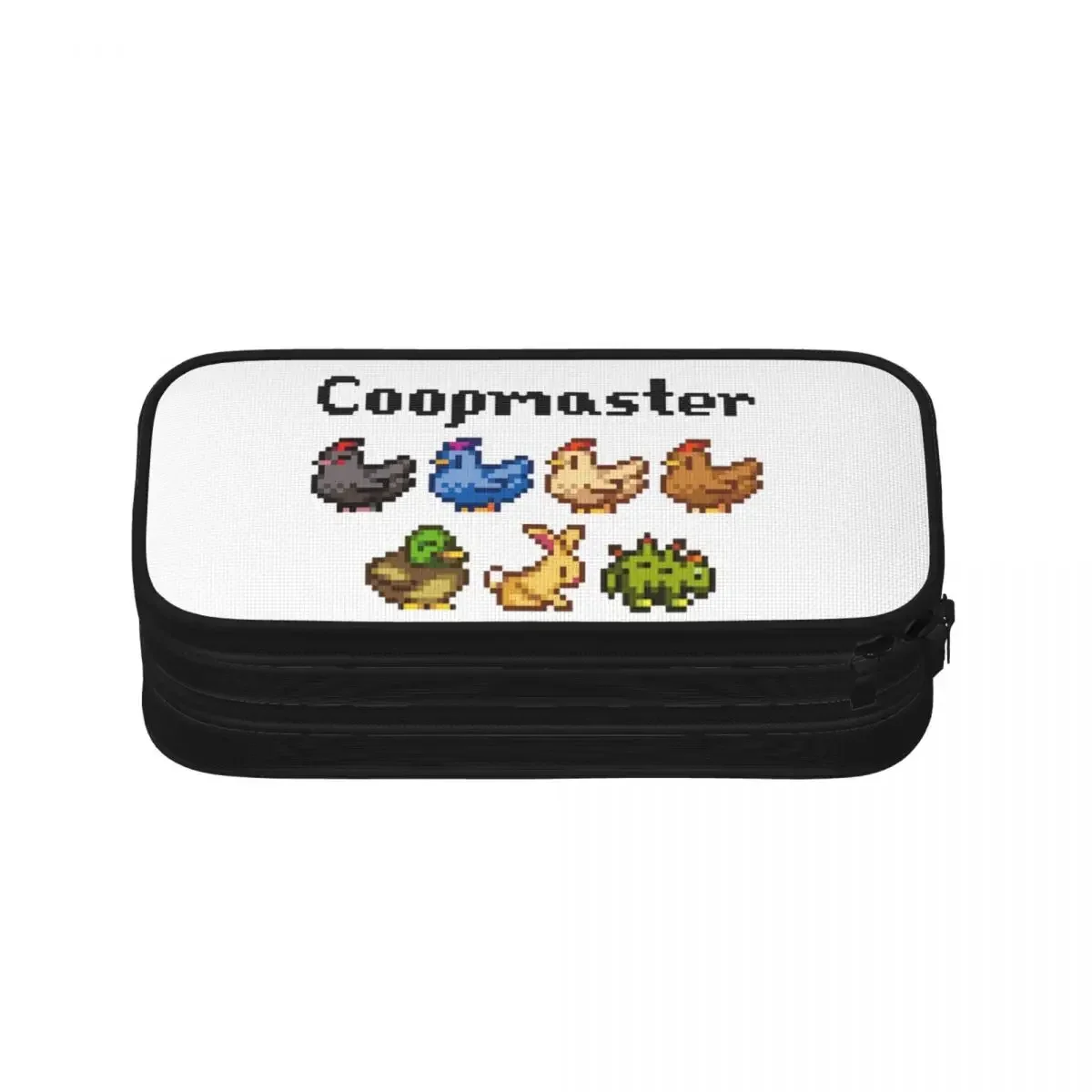 Stardew Valley Coopmaster Coop Animals مقلمة تخزين كبيرة أكياس القلم صندوق القلم قلم رصاص الحقيبة للبنين بنات القرطاسية #3