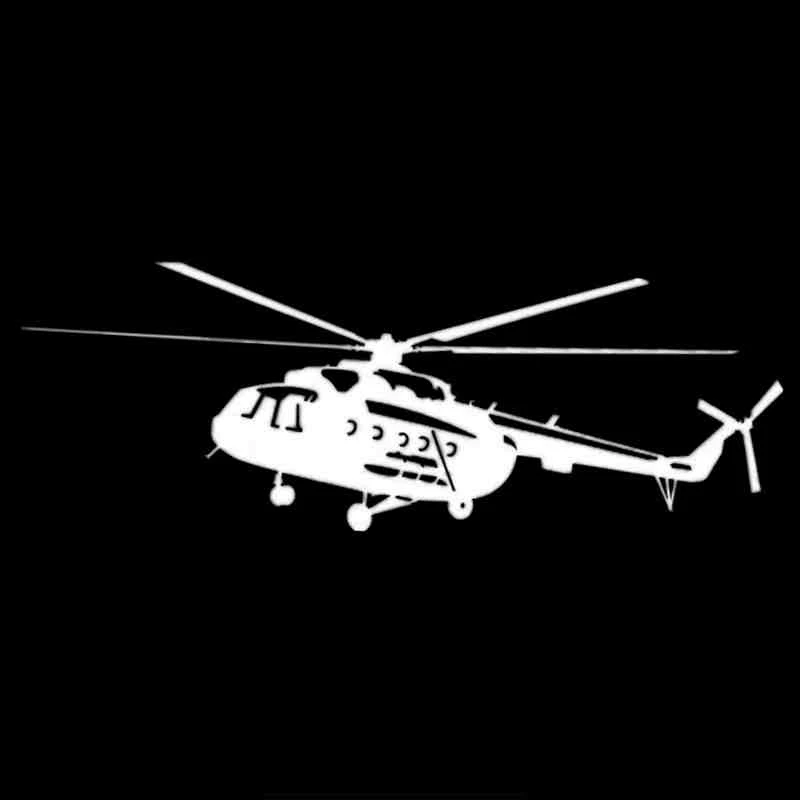 JP helicopter mi-8 aircraft automobile sticker, automobile motorcycle external accessories PVC sticker 15cm-5.6cm