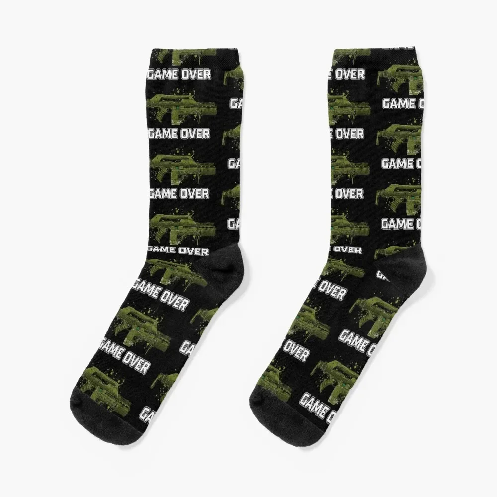 Game Over Marines Socks cycling cute Socks Female Men's